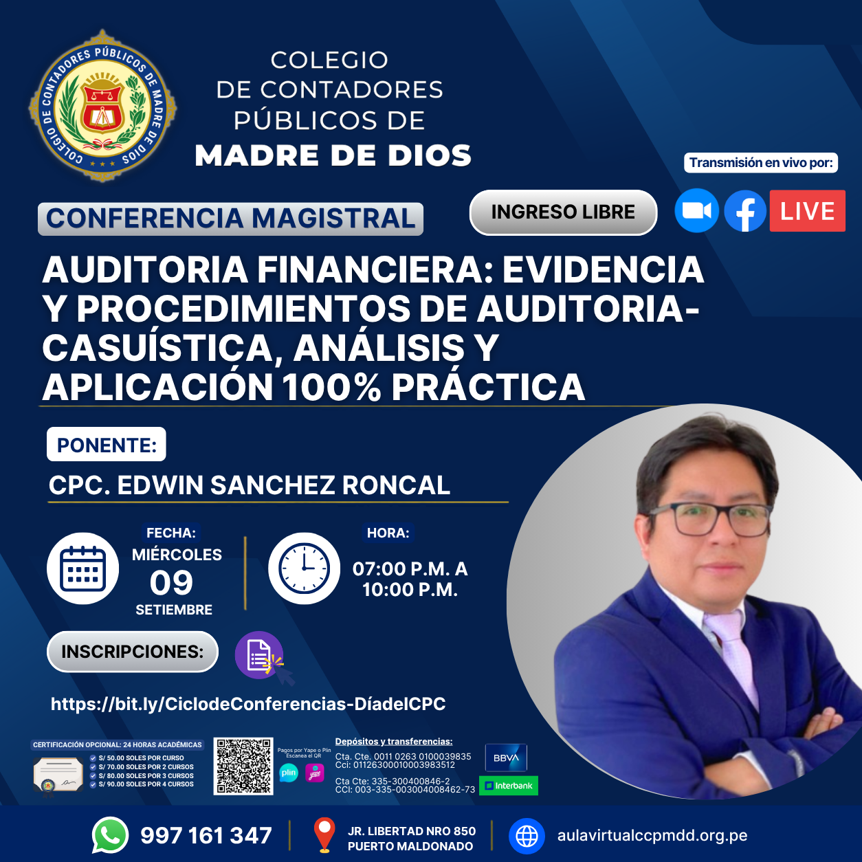 AUDITORÍA FINANCIERA: EVIDENCIA Y PROCEDIMIENTOS DE AUDITORÍA- CASUÍSTICA, ANÁLISIS Y APLICACIÓN 100% PRÁCTICA
